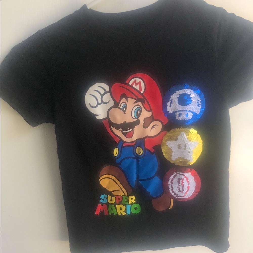 Super Mario sequins top